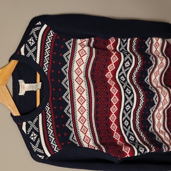 Men's Dockers patterned crew neck sweater size Large - Picture 3 of 6